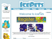 Tablet Screenshot of icepets.com